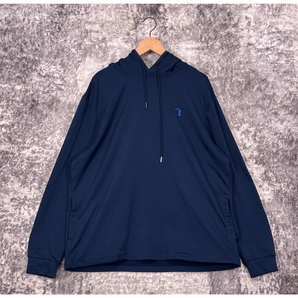 Bogey Bros Golf Performance Hoodie XL Mens Navy Blue